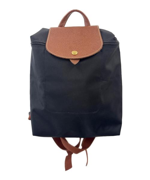 LONGCHAMP（ロンシャン）LONGCHAMP (ロンシャン) LONGCHAMP　リュック ブラックの古着・服飾アイテム