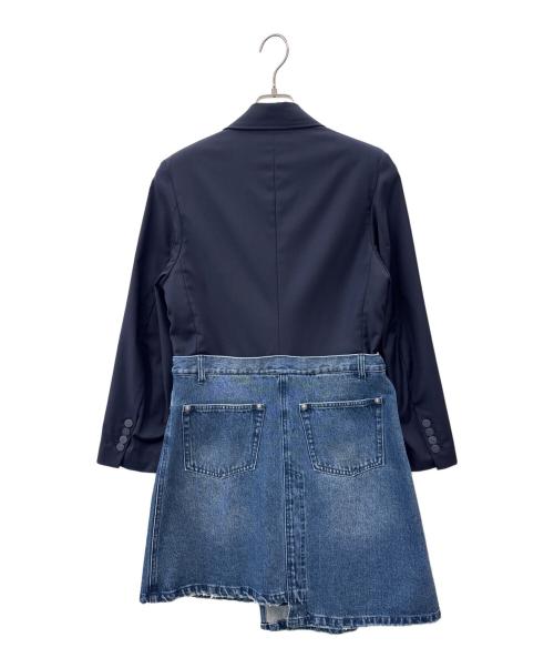 Ameri（アメリ）Ameri (アメリ) AMERI　デニムドッキングジャケット インディゴ×ネイビー サイズ:Mの古着・服飾アイテム