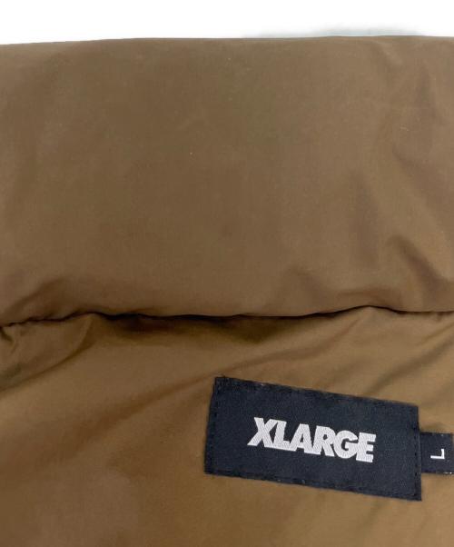 X-LARGE（エクストララージ）X-LARGE (エクストララージ) X-LARGE  ダウンジャケット ブラウン サイズ:Lの古着・服飾アイテム
