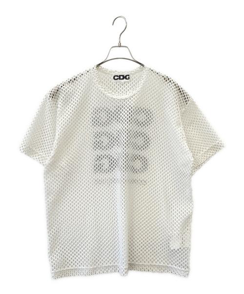 CDG（シーディージー）CDG (シーディージー) CDG　半袖カットソー ホワイト サイズ:Sの古着・服飾アイテム