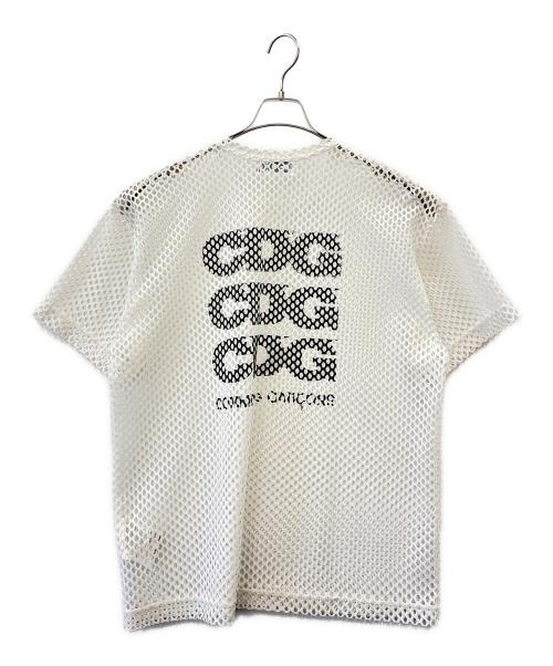 CDG（シーディージー）CDG (シーディージー) CDG　半袖カットソー ホワイト サイズ:Sの古着・服飾アイテム
