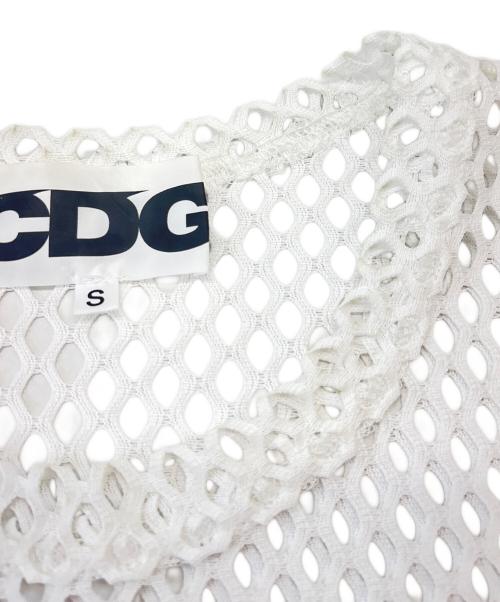 CDG（シーディージー）CDG (シーディージー) CDG　半袖カットソー ホワイト サイズ:Sの古着・服飾アイテム
