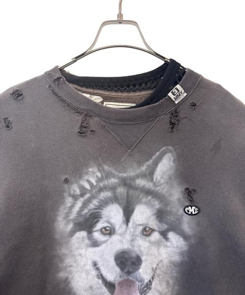 Maison MIHARA YASUHIRO（メゾン ミハラ ヤスヒロ）Maison MIHARA YASUHIRO (メゾン ミハラ ヤスヒロ) Maison MIHARA YASUHIRO　TRIPLE LAYERED PULLOVER トリプルレイヤードスウェット グレー サイズ:46の古着・服飾アイテム
