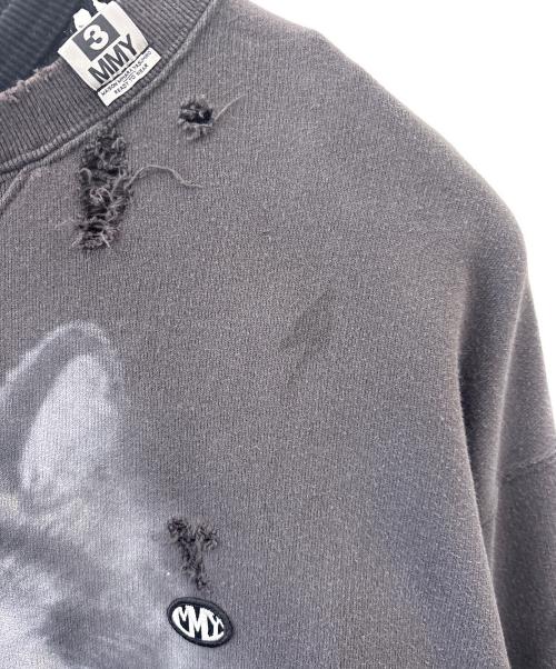 Maison MIHARA YASUHIRO（メゾン ミハラ ヤスヒロ）Maison MIHARA YASUHIRO (メゾン ミハラ ヤスヒロ) Maison MIHARA YASUHIRO　TRIPLE LAYERED PULLOVER トリプルレイヤードスウェット グレー サイズ:46の古着・服飾アイテム