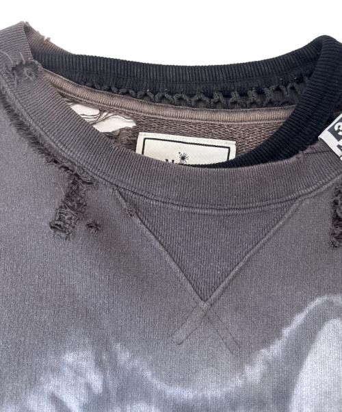 Maison MIHARA YASUHIRO（メゾン ミハラ ヤスヒロ）Maison MIHARA YASUHIRO (メゾン ミハラ ヤスヒロ) Maison MIHARA YASUHIRO　TRIPLE LAYERED PULLOVER トリプルレイヤードスウェット グレー サイズ:46の古着・服飾アイテム