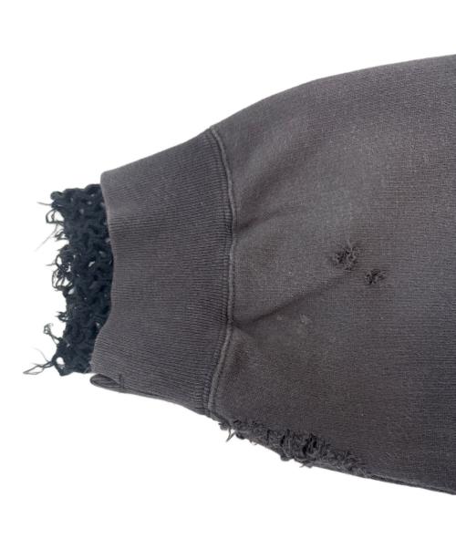 Maison MIHARA YASUHIRO（メゾン ミハラ ヤスヒロ）Maison MIHARA YASUHIRO (メゾン ミハラ ヤスヒロ) Maison MIHARA YASUHIRO　TRIPLE LAYERED PULLOVER トリプルレイヤードスウェット グレー サイズ:46の古着・服飾アイテム