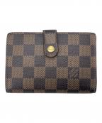 LOUIS VUITTONルイ ヴィトン）の古着「LOUIS VUITTON 　ダミエ　ポルトフォイユ・ヴィエノワ 　2つ折り財布」｜ブラウン