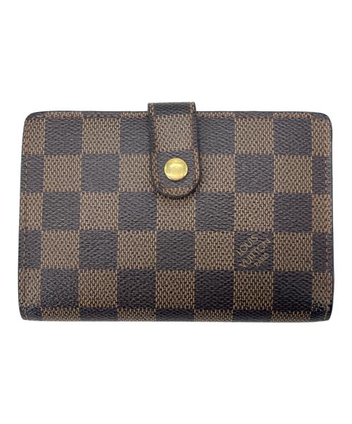 LOUIS VUITTON（ルイ ヴィトン）LOUIS VUITTON (ルイ ヴィトン) LOUIS VUITTON 　ダミエ　ポルトフォイユ・ヴィエノワ 　2つ折り財布 ブラウンの古着・服飾アイテム