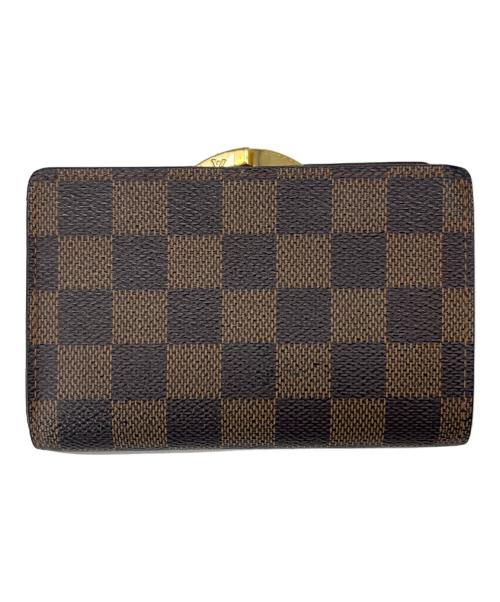 LOUIS VUITTON（ルイ ヴィトン）LOUIS VUITTON (ルイ ヴィトン) LOUIS VUITTON 　ダミエ　ポルトフォイユ・ヴィエノワ 　2つ折り財布 ブラウンの古着・服飾アイテム