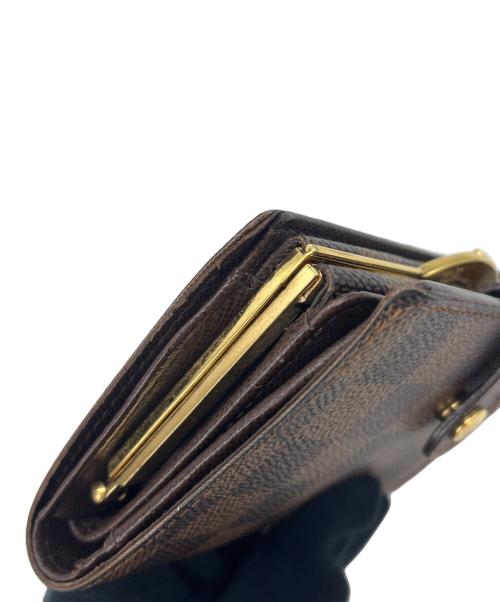 LOUIS VUITTON（ルイ ヴィトン）LOUIS VUITTON (ルイ ヴィトン) LOUIS VUITTON 　ダミエ　ポルトフォイユ・ヴィエノワ 　2つ折り財布 ブラウンの古着・服飾アイテム