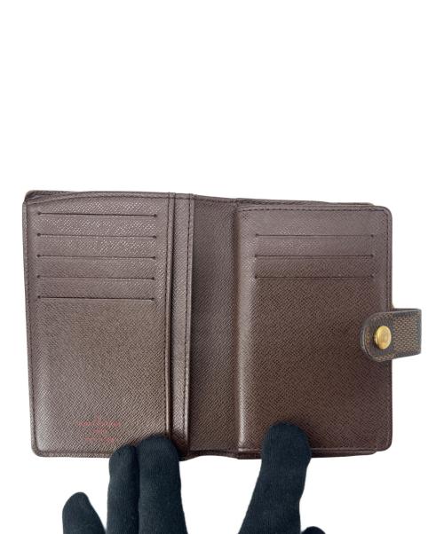 LOUIS VUITTON（ルイ ヴィトン）LOUIS VUITTON (ルイ ヴィトン) LOUIS VUITTON 　ダミエ　ポルトフォイユ・ヴィエノワ 　2つ折り財布 ブラウンの古着・服飾アイテム
