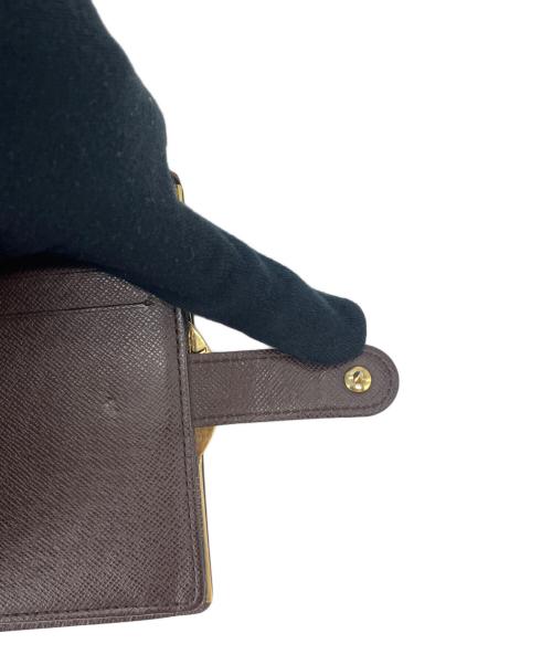 LOUIS VUITTON（ルイ ヴィトン）LOUIS VUITTON (ルイ ヴィトン) LOUIS VUITTON 　ダミエ　ポルトフォイユ・ヴィエノワ 　2つ折り財布 ブラウンの古着・服飾アイテム