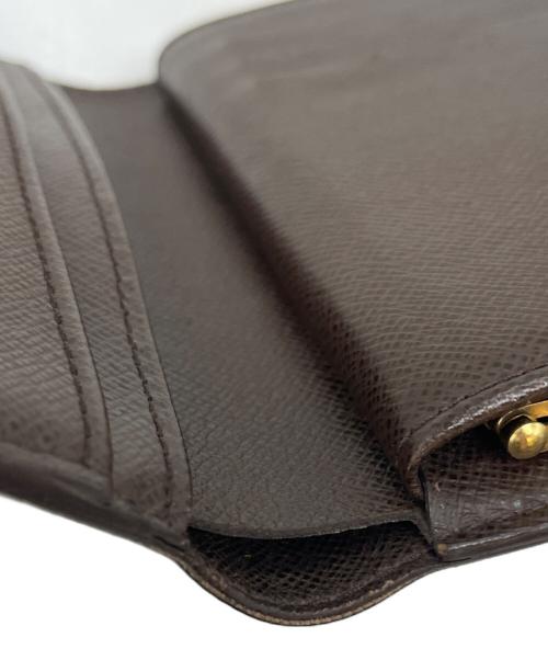 LOUIS VUITTON（ルイ ヴィトン）LOUIS VUITTON (ルイ ヴィトン) LOUIS VUITTON 　ダミエ　ポルトフォイユ・ヴィエノワ 　2つ折り財布 ブラウンの古着・服飾アイテム