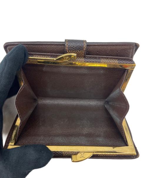 LOUIS VUITTON（ルイ ヴィトン）LOUIS VUITTON (ルイ ヴィトン) LOUIS VUITTON 　ダミエ　ポルトフォイユ・ヴィエノワ 　2つ折り財布 ブラウンの古着・服飾アイテム