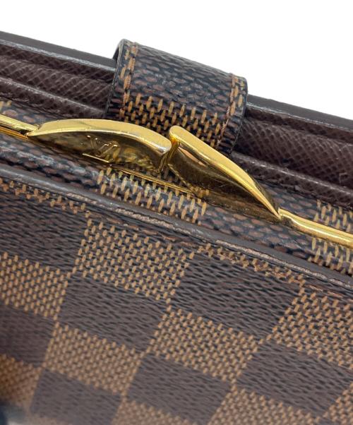 LOUIS VUITTON（ルイ ヴィトン）LOUIS VUITTON (ルイ ヴィトン) LOUIS VUITTON 　ダミエ　ポルトフォイユ・ヴィエノワ 　2つ折り財布 ブラウンの古着・服飾アイテム