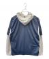 BREATH (ブレス) BREATH　BH LOGO LAYERED GAME SHIRT HOODIE　長袖カットソー ネイビー×グレー サイズ:2XL：7000円