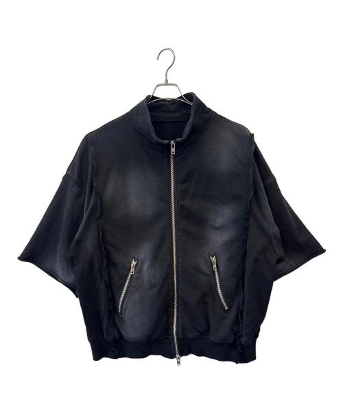 BREATH（ブレス）BREATH (ブレス) BREATH　BLEACH LAYERED ZIP HOODIE　ジップパーカー ブラック サイズ:Mの古着・服飾アイテム