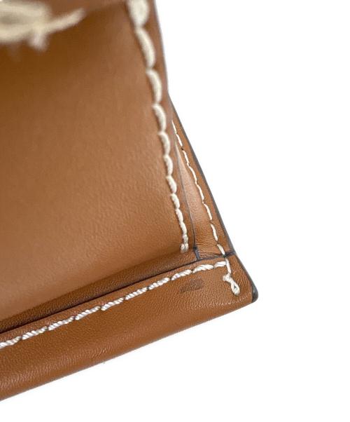CHARLES & KEITH（チャールズアンドキース）CHARLES & KEITH (チャールズアンドキース) CHARLES & KEITH　キャンバス ターンロックチェーンハンドルバッグ　ハンドバッグ アイボリー×ブラウンの古着・服飾アイテム