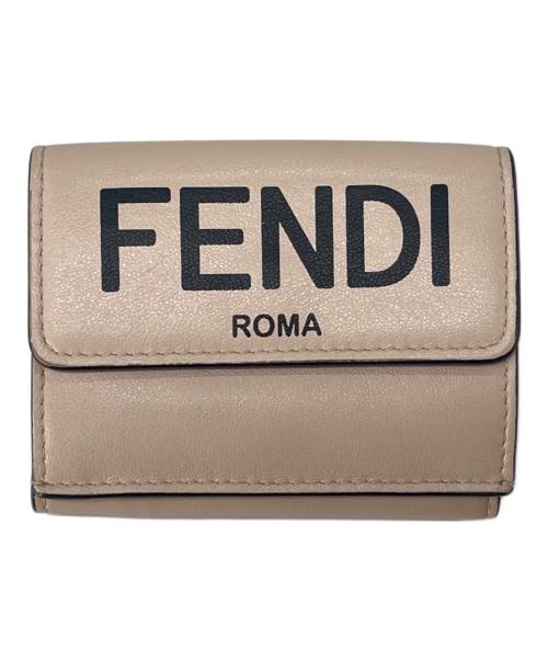 FENDI（フェンディ）FENDI (フェンディ) FENDI 3つ折り財布　ROMA ピンクの古着・服飾アイテム