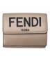 FENDI（フェンディ）の古着「FENDI 3つ折り財布　ROMA」｜ピンク