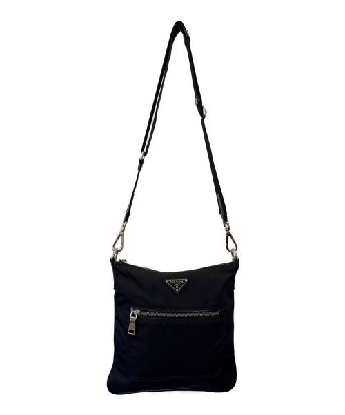 PRADA（プラダ）PRADA (プラダ) PRADA　ナイロンショルダーバッグ ブラックの古着・服飾アイテム