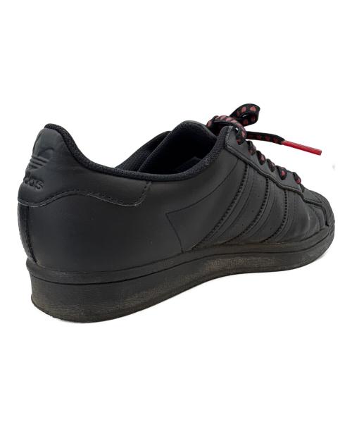 adidas（アディダス）adidas (アディダス) adidas　ローカットスニーカー　ハート柄 ブラック サイズ:25.5の古着・服飾アイテム