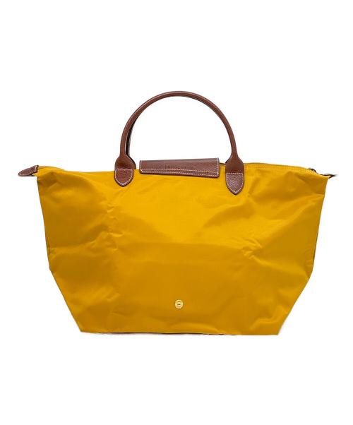 LONGCHAMP（ロンシャン）LONGCHAMP (ロンシャン) LONGCHAMP　ル プリアージュ　トートバッグ イエローの古着・服飾アイテム