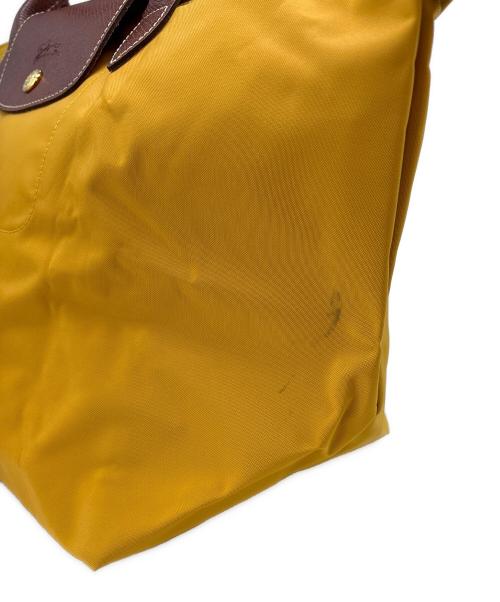 LONGCHAMP（ロンシャン）LONGCHAMP (ロンシャン) LONGCHAMP　ル プリアージュ　トートバッグ イエローの古着・服飾アイテム