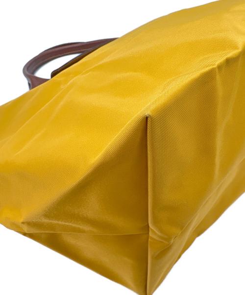 LONGCHAMP（ロンシャン）LONGCHAMP (ロンシャン) LONGCHAMP　ル プリアージュ　トートバッグ イエローの古着・服飾アイテム