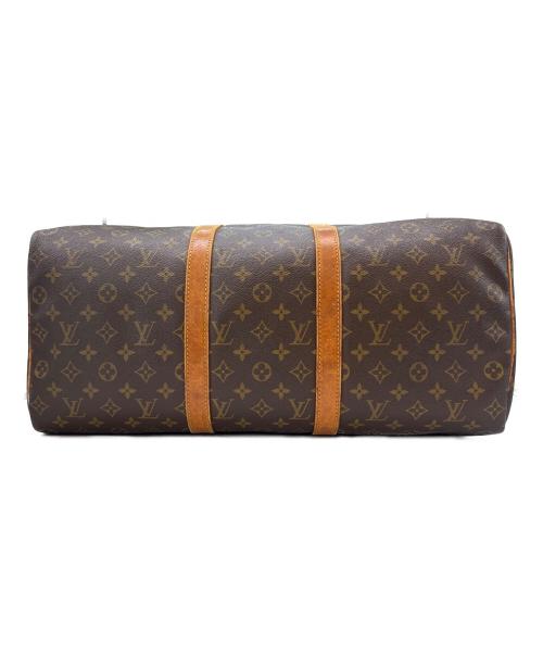 LOUIS VUITTON（ルイ ヴィトン）LOUIS VUITTON (ルイ ヴィトン) LOUIS VUITT　キーポル50　モノグラム　トラベルバッグ ブラウンの古着・服飾アイテム