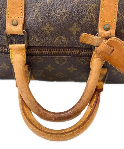 LOUIS VUITTON（ルイ ヴィトン）LOUIS VUITTON (ルイ ヴィトン) LOUIS VUITT　キーポル50　モノグラム　トラベルバッグ ブラウンの古着・服飾アイテム