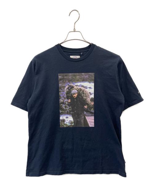Noah（ノア）Noah (ノア) Barbour (バブアー) NOAH × Barbour  半袖カットソー ネイビー サイズ:Mの古着・服飾アイテム