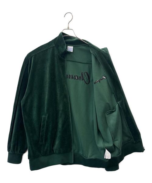 Champion（チャンピオン）Champion (チャンピオン) Champion　ベロアトラックジャケット グリーン サイズ:XLの古着・服飾アイテム