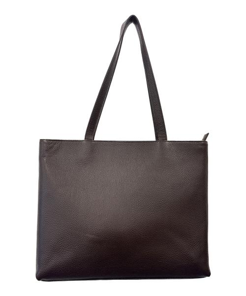 HushTug（ハッシュタグ）HushTug (ハッシュタグ) HushTug　レザートートバッグ ブラウンの古着・服飾アイテム