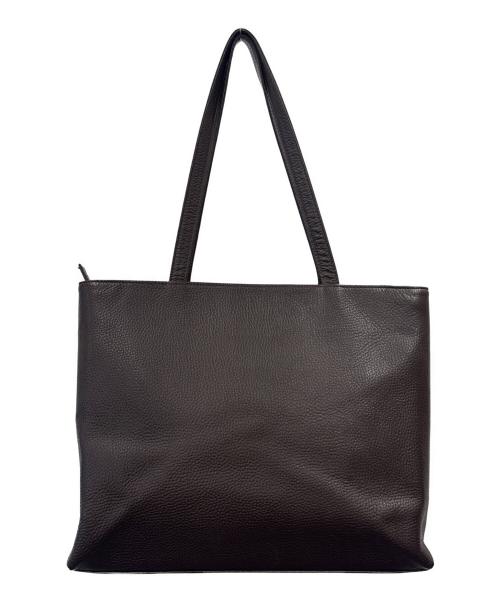 HushTug（ハッシュタグ）HushTug (ハッシュタグ) HushTug　レザートートバッグ ブラウンの古着・服飾アイテム