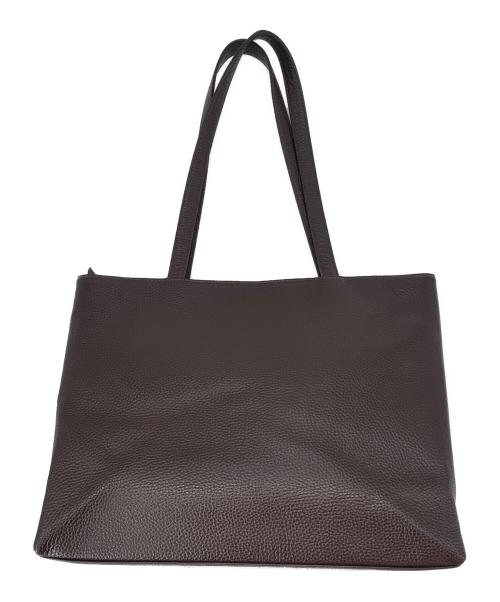 HushTug（ハッシュタグ）HushTug (ハッシュタグ) HushTug　レザートートバッグ ブラウンの古着・服飾アイテム