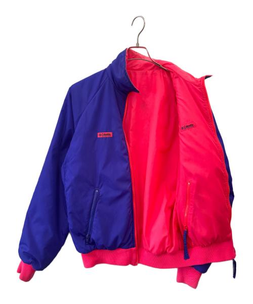 Columbia（コロンビア）Columbia (コロンビア) Columbia　リバーシブルジャケット パープル×ピンク サイズ:Mの古着・服飾アイテム