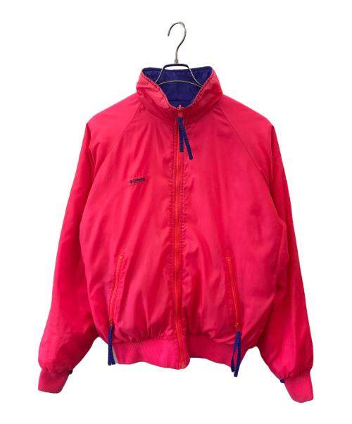 Columbia（コロンビア）Columbia (コロンビア) Columbia　リバーシブルジャケット パープル×ピンク サイズ:Mの古着・服飾アイテム