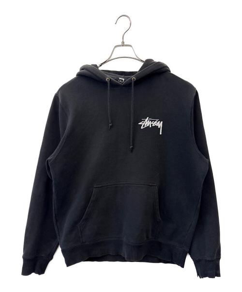 stussy（ステューシー）stussy (ステューシー) stussy　プルオーバーパーカー ブラック サイズ:Mの古着・服飾アイテム