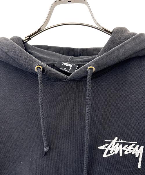 stussy（ステューシー）stussy (ステューシー) stussy　プルオーバーパーカー ブラック サイズ:Mの古着・服飾アイテム