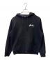 stussy（ステューシー）の古着「stussy　プルオーバーパーカー」｜ブラック