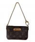 LOUIS VUITTON (ルイ ヴィトン) LOUIS VUITTON　モノグラム　ポシェット ミラ PM　アクセサリーポーチ：75000円