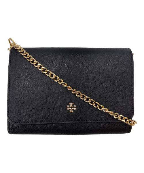 TORY BURCH（トリーバーチ）TORY BURCH (トリーバーチ) TORY BURCH　チェーンショルダーバッグ ブラックの古着・服飾アイテム
