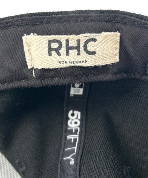 New Era（ニューエラ）New Era (ニューエラ) RHC Ron Herman (アールエイチシー ロンハーマン) New Era　RHC Ron Herman　59FIFTY　キャップ ブラックの古着・服飾アイテム