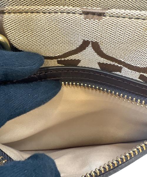 COACH（コーチ）COACH (コーチ) COACH　シグネチャー　ハンドバッグ ベージュの古着・服飾アイテム