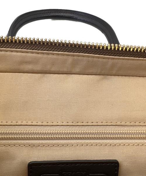 COACH（コーチ）COACH (コーチ) COACH　シグネチャー　ハンドバッグ ベージュの古着・服飾アイテム