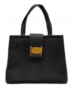 Salvatore Ferragamoサルヴァトーレ フェラガモ）の古着「Salvatore Ferragamo　ハンドバッグ」｜ブラック