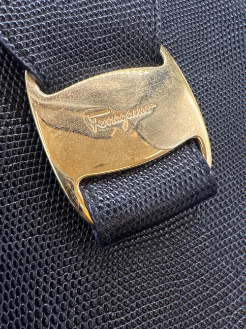 Salvatore Ferragamo（サルヴァトーレ フェラガモ）Salvatore Ferragamo (サルヴァトーレ フェラガモ) Salvatore Ferragamo　ハンドバッグ ブラックの古着・服飾アイテム