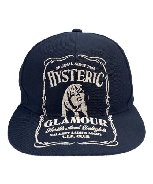 Hysteric Glamour（ヒステリックグラマー）Hysteric Glamour (ヒステリックグラマー) Hysteric Glamour　キャップ ネイビーの古着・服飾アイテム