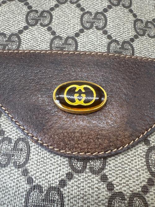 GUCCI（グッチ）GUCCI (グッチ) GUCCI　OLD GUCCI GGスプリーム　トートバッグ ベージュの古着・服飾アイテム